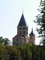 Cluny, Abbaye, Transept, Grand clocher de l'eau benite